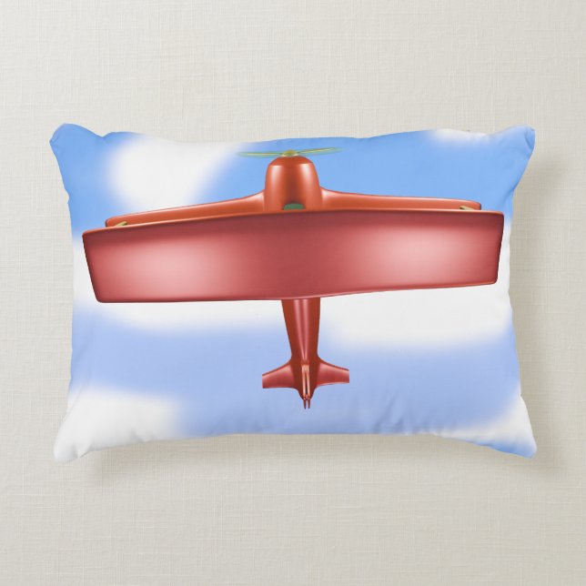 Coussin d'accentuation rouge volant (Devant)