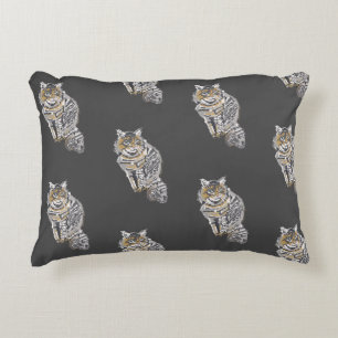 Coussin d'accentuation tabby Cat