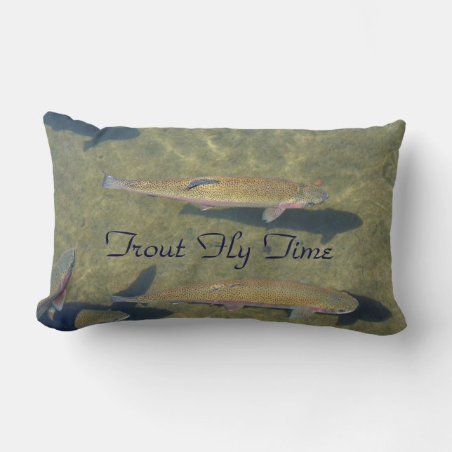 Coussin d'accueil de truite de coussins de lumbar (Recto)