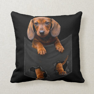 Coussin Dachshund Dans Mon Pocket Dachshund Weiner Dog Don
