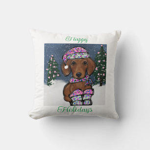 Coussin Dachshund ou teckel
