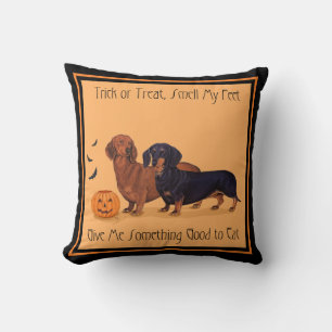 Coussin Dachshunds Halloween