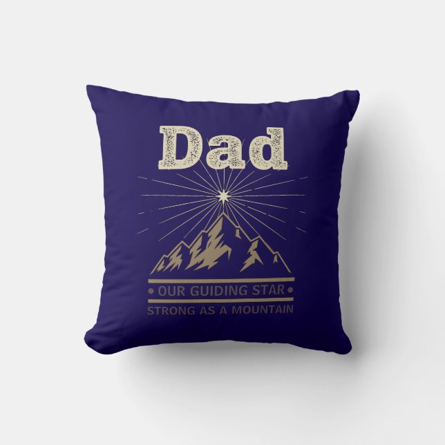 Coussin Dad Guiding Star Mountain (Recto)
