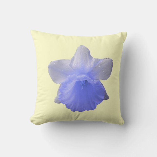 Coussin Daffodil Blue (Recto)