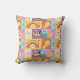 Coussin DAFFY DUCK™ & TWEETY™ - Pride Pattern