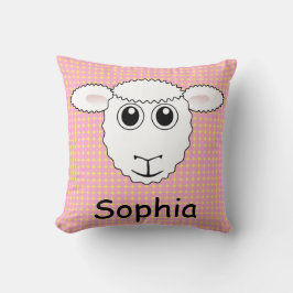 Coussin d'agneau de moutons d'enfants