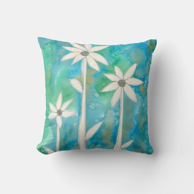 Coussin Dainty Daisies I (Recto)