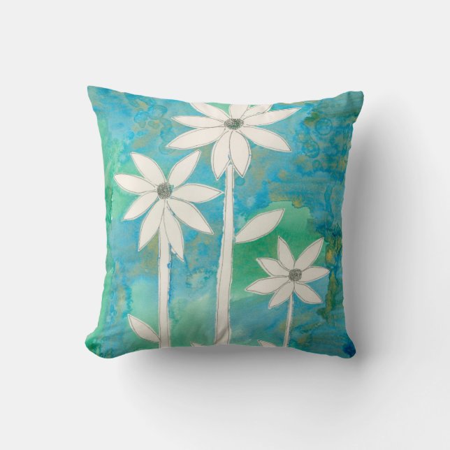 Coussin Dainty Daisies II (Recto)