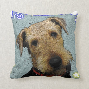 Coussin d'Airedale Terrier
