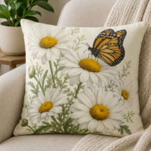Coussin Daisy & Butterfly Bloom