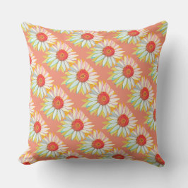 Coussin Daisy été Joli cadeau d'anniversaire