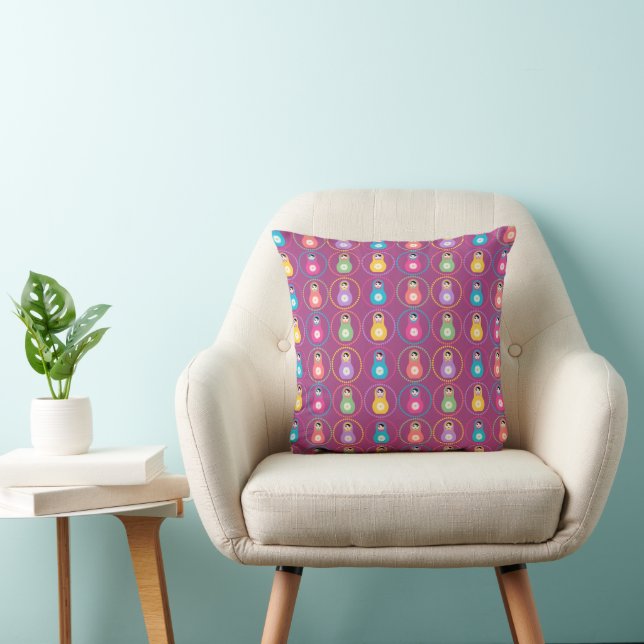 Coussin Daisyflower Matryoshka (Chaise)