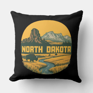 Coussin Dakota du Nord États-Unis d'Amérique