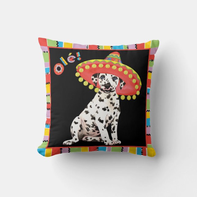 Coussin Dalmate de fiesta (Recto)