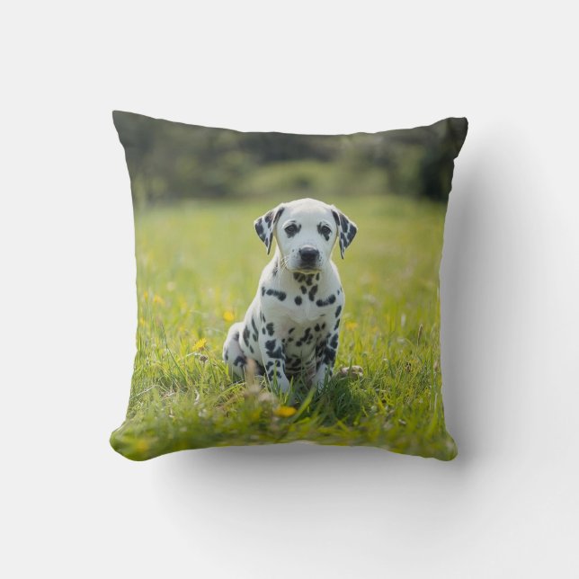 Coussin Dalmatien fantaisiste (Recto)