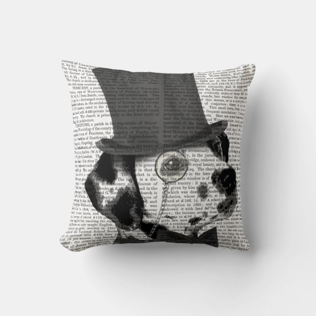 Coussin Dalmatien, Hound officiel et Casquette (Recto)
