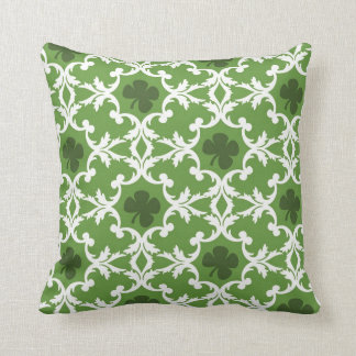 Coussin Damask, Shamrock vert