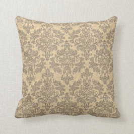 Coussin Damassé vintage