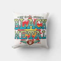 Coussin d'âme en métal noir