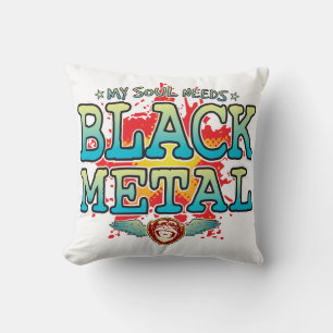 Coussin d'âme en métal noir