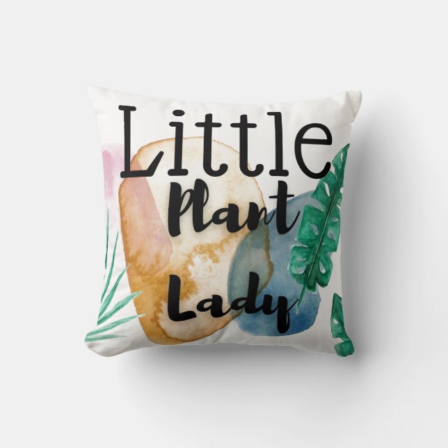 Coussin Dame plante (Recto)