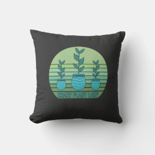 Coussin Dame Plante folle
