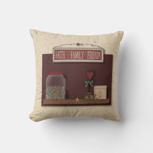 Coussin d'amis de famille de foi