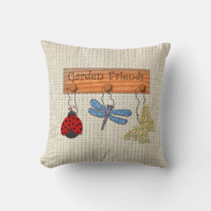 Coussin d'amis de jardin