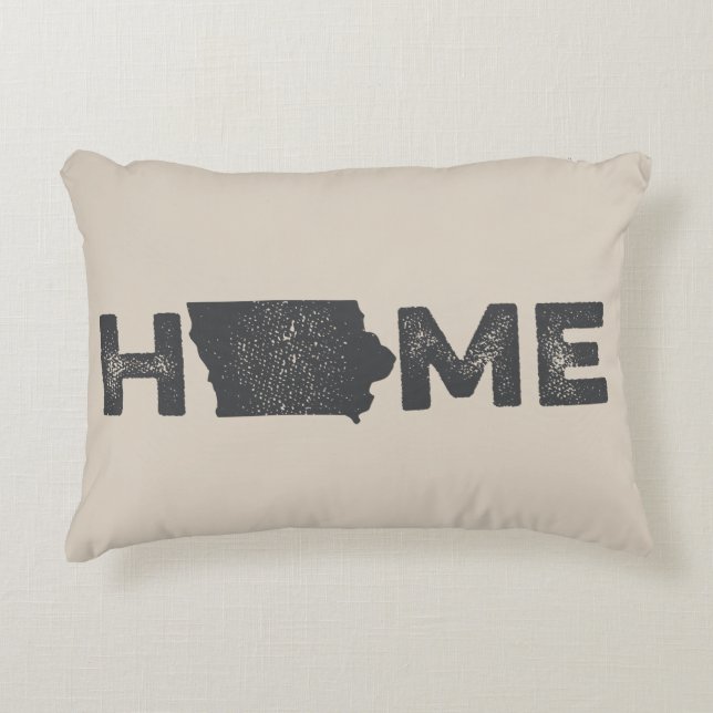 Coussin d'amour de l'État d'origine de l'Iowa (Devant)