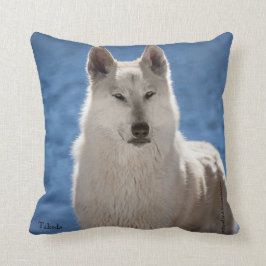 Coussin d'amour de loup