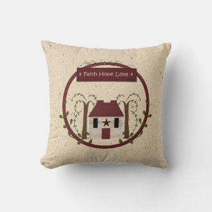Coussin d'amour d'espoir de foi
