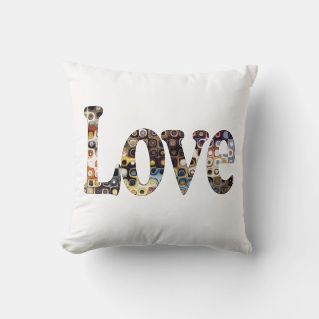 Coussin d'amour personnalisé avec votre image (Recto)