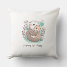 Coussin d'amour personnalisé pour la louve de mer
