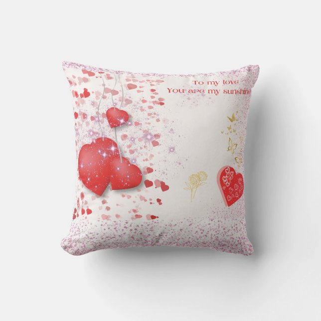 Coussin d'amour pour mon bien-aimé (Recto)