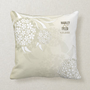 Coussin Dandelion veut floral
