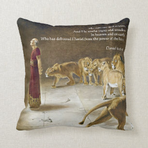 Coussin Daniel dans l'écriture sainte d'art de bible du