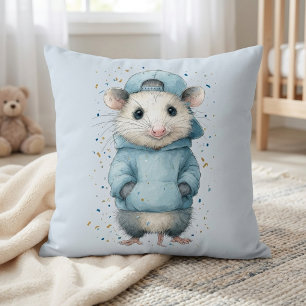 Coussin d'anniversaire Opossum • Décoration d'anim