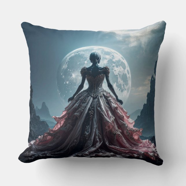 Coussin Dans la lueur de la lune (Recto)