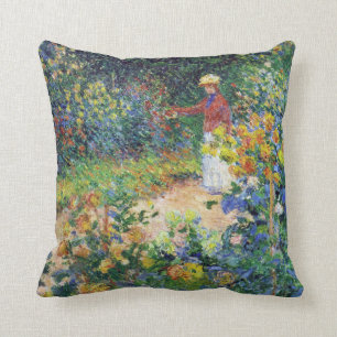 Coussin Dans le jardin par Claude Monet