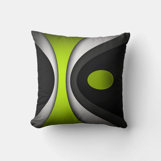 Coussin dans le style abstrait moderne (Recto)