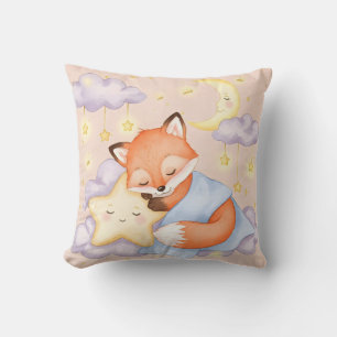 Coussin Dans les nuages, Fox Cub et Star