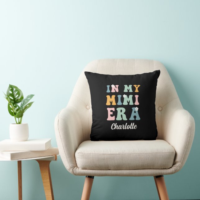 Coussin Dans mon époque mimi grand-mère gigi Fête des mère (Chaise)