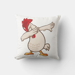 Coussin Danse Dab de l'éleveur de poulets