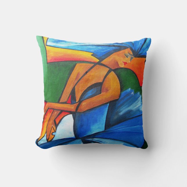 Coussin Danse dans le bleu 2008 (Recto)