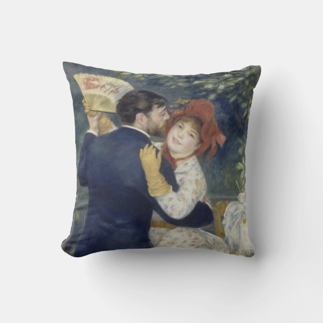 Coussin Danse de Pays - Renoir Impressionniste peinture (Recto)