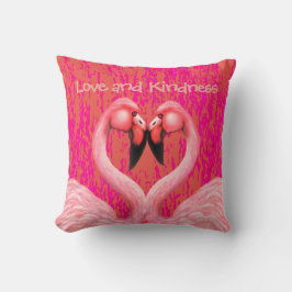 Coussin Danse Flamant rose