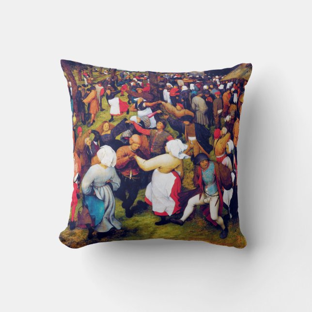 Coussin Danse Mariage, Pieter Bruegel (Recto)