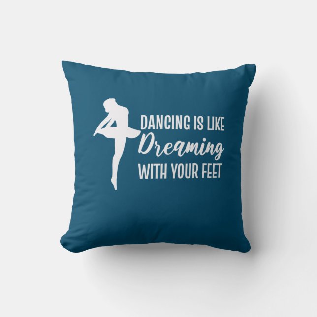 Coussin Danser Est Comme Rêver (Recto)