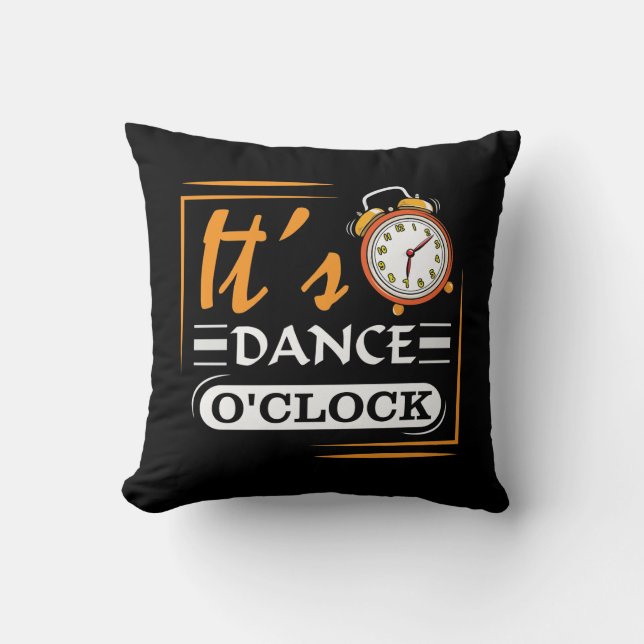 Coussin Danser Le Temps Enseignant Coach Danseuse (Recto)