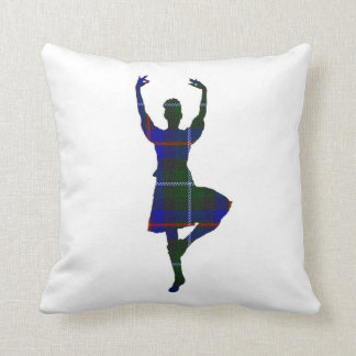 Coussin Danseur des montagnes écossais double face